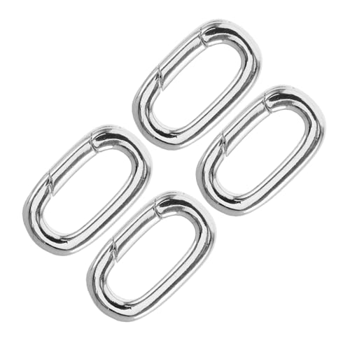 OSALADI 4 Stück Charm Verschluss Für Halsketten Armbänder Karabiner Schmuckanhänger Verschluss Metallverschluss Zum Zusammenhalten Von Eheringen Verschlüsse Für Anhänger von OSALADI
