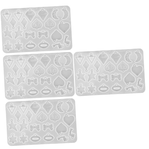 OSALADI 4 Stück Diy Silikon Ohrhänger Gießform Wiederverwendbare Silikonform für Schmuckherstellung Flexible Geometrische Formen für Ohrringe und Anhänger für Bastelprojekte OSALADI 4 Stück Diy Silikon Ohrhänger Gießform Wiederverwendbare Silikonform für Schmuckherstellung Flexible Geometrische Formen für Ohrringe und Anhänger für Bastelprojekte von OSALADI