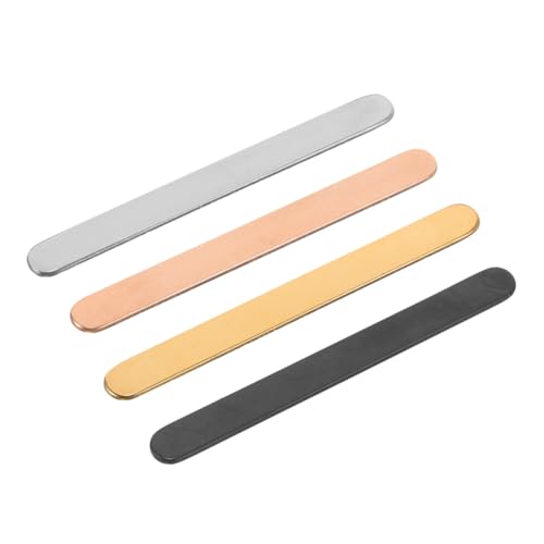 OSALADI 4 Stück Edelstahlring Schmuck Machen Bausatz Für Herstellung Ringrohlinge Verstellbare Ringleisten Fingerringe Verstellbar Metallringstreifen Rostfreier Stahl OSALADI 4 Stück Edelstahlring Schmuck Machen Bausatz Für Herstellung Ringrohlinge Verstellbare Ringleisten Fingerringe Verstellbar Metallringstreifen Rostfreier Stahl von OSALADI