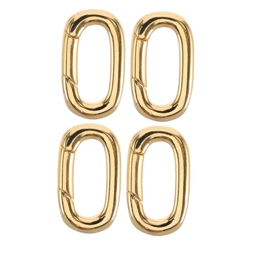 OSALADI 4 Stück Einfacher Halskettenverschluss Karabiner Oval Schmuckverschluss Schnalle Halskettenverschluss Halskettenverlängerung Halsketten Anhänger Armband Verbinder OSALADI 4 Stück Einfacher Halskettenverschluss Karabiner Oval Schmuckverschluss Schnalle Halskettenverschluss Halskettenverlängerung Halsketten Anhänger Armband Verbinder von OSALADI