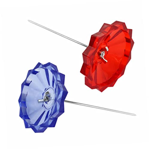 OSALADI 4 Stück Einleger Quittungshalter Spike Desk Spike Stick Quittungspapierhalter Gerader Transparenter Notizzettel Stick Küchenquittungshalter Rechnungen Rod Papier Spike Halter von OSALADI
