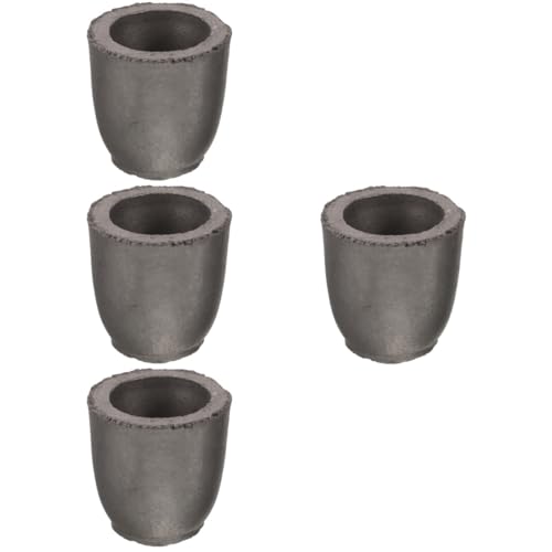 OSALADI 4 Stück Graphit Gussform für Schmelzen von Kupfer und Messing Hochtemperatur Graphit Tiegel Langlebige Gießform mit Guter Wärmeleitfähigkeit für Schmuckherstellung und OSALADI 4 Stück Graphit Gussform für Schmelzen von Kupfer und Messing Hochtemperatur Graphit Tiegel Langlebige Gießform mit Guter Wärmeleitfähigkeit für Schmuckherstellung und von OSALADI