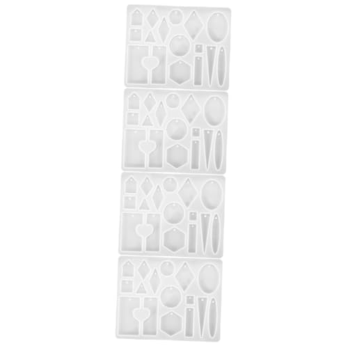 OSALADI 4 Stück Herzförmige Silikonform für Schmuckherstellung DIY Epoxidharz Gießform für Ohrringe und Anhänger und Wiederverwendbar für Bastelprojekte OSALADI 4 Stück Herzförmige Silikonform für Schmuckherstellung DIY Epoxidharz Gießform für Ohrringe und Anhänger und Wiederverwendbar für Bastelprojekte von OSALADI