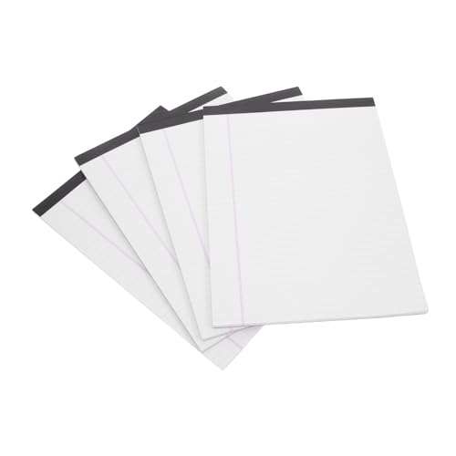 OSALADI 4 Stück Legal Pads Breit Liniertes Schreibpapier mit Stabilem Kartonrücken Einseitig Bedruckt Reißfest Glattes Papier für Präzises Schreiben und Zeichnen für Büro und Zuhause OSALADI 4 Stück Legal Pads Breit Liniertes Schreibpapier mit Stabilem Kartonrücken Einseitig Bedruckt Reißfest Glattes Papier für Präzises Schreiben und Zeichnen für Büro und Zuhause von OSALADI