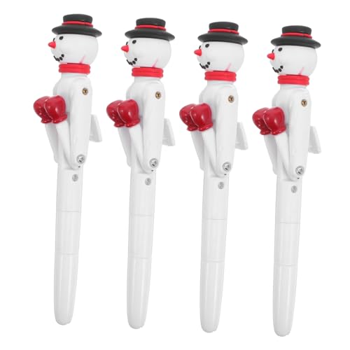OSALADI 4 Stück Lustige Weihnachts-kugelschreiber mit Boxhandschuhen Schneemann-design Glatte Gel-tinte Interaktives Schreibgerät und Stressabbau Xmas-partys und Geschenke OSALADI 4 Stück Lustige Weihnachts-kugelschreiber mit Boxhandschuhen Schneemann-design Glatte Gel-tinte Interaktives Schreibgerät und Stressabbau Xmas-partys und Geschenke von OSALADI