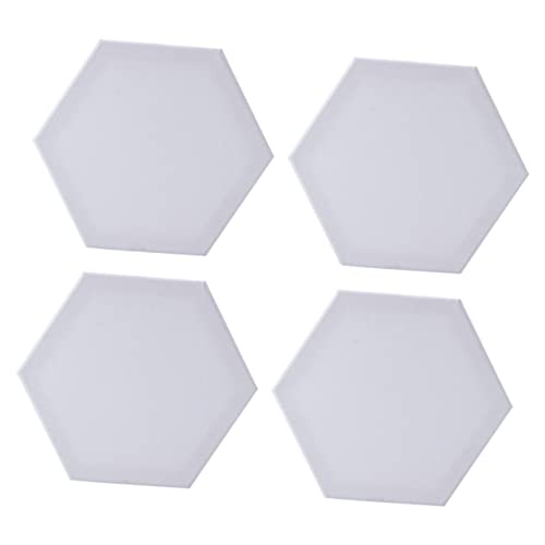 OSALADI 4 Stück Ölgemäldeplatten Sechseckiges Design Leere Zeichenplatten Baumwolle für Öl und Acrylmalerei für Künstler und Kunststudenten Kantenlänge OSALADI 4 Stück Ölgemäldeplatten Sechseckiges Design Leere Zeichenplatten Baumwolle für Öl und Acrylmalerei für Künstler und Kunststudenten Kantenlänge von OSALADI