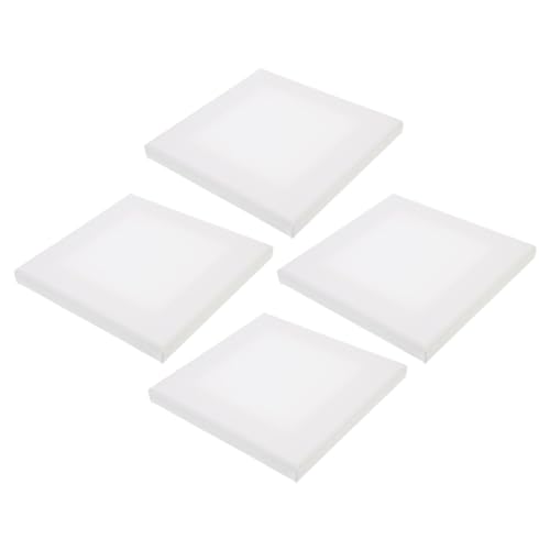 OSALADI 4 Stück Ölkanalrahmen Malleinwand grundiert Leinwandplatte Ölgemäldetafel Bretter Ölfarbe Malleinwände zum Malen Malbrett Leere Holzleinwand Kunstleinwände zum Malen hölzern Weiß OSALADI 4 Stück Ölkanalrahmen Malleinwand grundiert Leinwandplatte Ölgemäldetafel Bretter Ölfarbe Malleinwände zum Malen Malbrett Leere Holzleinwand Kunstleinwände zum Malen hölzern Weiß von OSALADI