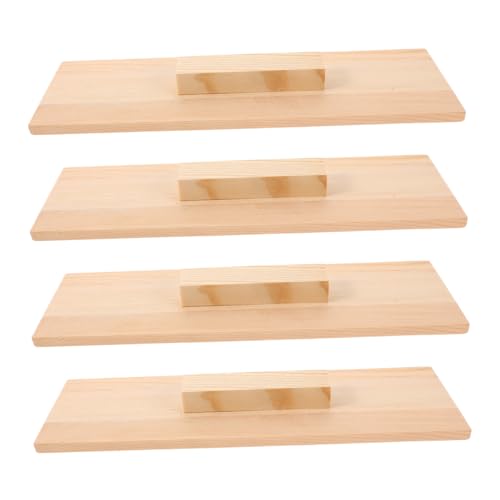 OSALADI 4 Stück Rechteckige Holzdeckel für Seifenformen Passend Staubdicht Langlebig Einfach zu Montieren Ersatzdeckel für DIY Handgemachte Seifenherstellung von OSALADI