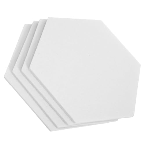OSALADI 4 Stück Sechseckiges Nachrichtenbrett Brettfilz Hexagon Message Board Pinnwände für Wände Filzfliesen Filzpinbrett kreatives schwarzes Brett Filzmatte Erinnerungstafel gefühlt Weiß OSALADI 4 Stück Sechseckiges Nachrichtenbrett Brettfilz Hexagon Message Board Pinnwände für Wände Filzfliesen Filzpinbrett kreatives schwarzes Brett Filzmatte Erinnerungstafel gefühlt Weiß von OSALADI