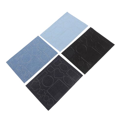 OSALADI 4 Stück Selbstklebende Denim Flicken Jeansreparatur Patches für Innen Außen Löcher Kleber Stoffaufnäher für Hosen Jacken Taschen Stilvolle Langlebige Reparatur OSALADI 4 Stück Selbstklebende Denim Flicken Jeansreparatur Patches für Innen Außen Löcher Kleber Stoffaufnäher für Hosen Jacken Taschen Stilvolle Langlebige Reparatur von OSALADI