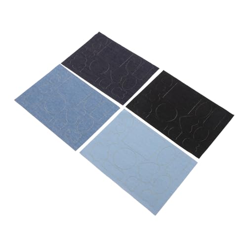 OSALADI 4 Stück Selbstklebende Denim Stoffflicken für Jeans Reparatur Vielseitige Klebepatches für Löcher an Hosen Jacken Taschen Stabile Denimqualität Einfache Anwendung ohne Nähen OSALADI 4 Stück Selbstklebende Denim Stoffflicken für Jeans Reparatur Vielseitige Klebepatches für Löcher an Hosen Jacken Taschen Stabile Denimqualität Einfache Anwendung ohne Nähen von OSALADI