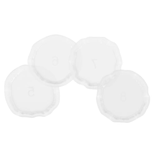 OSALADI 4 Stück Silikon Untersetzer Formen Diy Epoxidharz Silikonmould für Kreative Handarbeiten Wiederverwendbar für Persönliche Untersetzergestaltung und Dekoration OSALADI 4 Stück Silikon Untersetzer Formen Diy Epoxidharz Silikonmould für Kreative Handarbeiten Wiederverwendbar für Persönliche Untersetzergestaltung und Dekoration von OSALADI