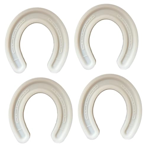 OSALADI 4 Stück Silikonform Herstellung Bad Formen Für Kerzen Kerzenform Selber Gießen Hufeisenförmige Formen Diy Seifenform Aus Silikon Diy -seifenform Kerzenformen Kieselgel Weiß von OSALADI