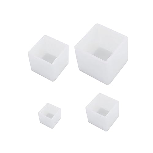 OSALADI 4 Stück Silikonform für Epoxidharz Teiliges Diy Würfelformen für Resin Projekte Wiederverwendbar und Leicht zu Reinigen OSALADI 4 Stück Silikonform für Epoxidharz Teiliges Diy Würfelformen für Resin Projekte Wiederverwendbar und Leicht zu Reinigen von OSALADI