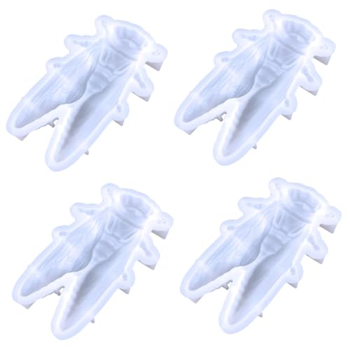 OSALADI 4 Stück Silikonform für Schlüsselanhänger Flexible Epoxidharz Gießform Tierische Designs für Diy Dekoration für Kreative Bastelprojekte und von OSALADI