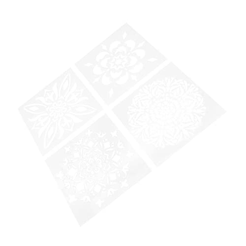OSALADI 4 Stück Sprühform Zeichenschablonen Für Zeichenvorlage Für Malvorlagen Zeichenvorlagen Hohle Malvorlage Weiß OSALADI 4 Stück Sprühform Zeichenschablonen Für Zeichenvorlage Für Malvorlagen Zeichenvorlagen Hohle Malvorlage Weiß von OSALADI