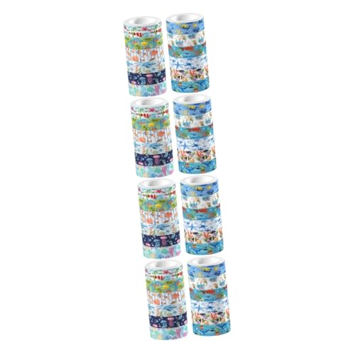 OSALADI 4 Stück Stempel-Briefband-Aufkleber Pastell Aufkleber für Scrapbooking Sammelalbum Szene Kunsthandwerk Klebeband nautisches Washi-Tape Washi-Tape-Aufkleber OSALADI 4 Stück Stempel-Briefband-Aufkleber Pastell Aufkleber für Scrapbooking Sammelalbum Szene Kunsthandwerk Klebeband nautisches Washi-Tape Washi-Tape-Aufkleber von OSALADI