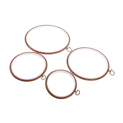 OSALADI 4 Stück Stickerei-Stretch Wandteppich Vintage Stickrahmen Stickrahmen-Werkzeug Kreuzstichzubehör imitierten Holzkreisrahmen Stickrahmenhalter Nährahmenring Nähkreises Metall OSALADI 4 Stück Stickerei-Stretch Wandteppich Vintage Stickrahmen Stickrahmen-Werkzeug Kreuzstichzubehör imitierten Holzkreisrahmen Stickrahmenhalter Nährahmenring Nähkreises Metall von OSALADI