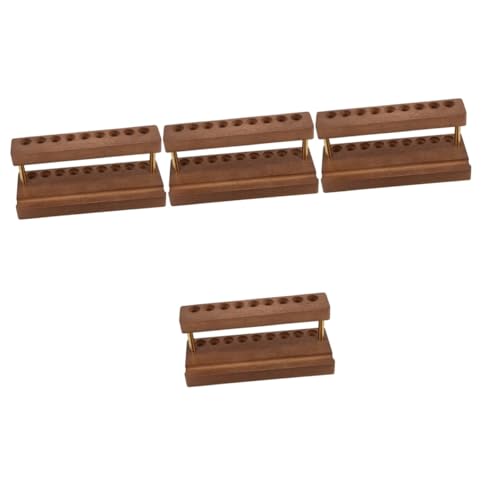 OSALADI 4 Stück Stifthalter aus massivem Holz Aufbewahrungsorganisator für Acrylfarben Farborganisator und Aufbewahrung Acrylfarben-Organizer Mini-Farbregal Acrylfarbenhalter Metall Kaffee OSALADI 4 Stück Stifthalter aus massivem Holz Aufbewahrungsorganisator für Acrylfarben Farborganisator und Aufbewahrung Acrylfarben-Organizer Mini-Farbregal Acrylfarbenhalter Metall Kaffee von OSALADI