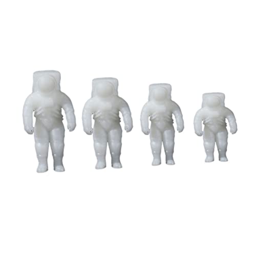OSALADI 4 Stück Teiliges Astronauten Ornament Kristall Epoxidharz für Diy Mikrolandschaften B Stil B Stil Füllmaterialien für Handwerk und Schmuckgestaltung von OSALADI