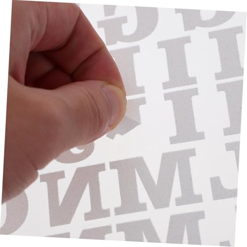 OSALADI 4 Stück Teiliges Bügelbuchstaben und Weiß Kleine Hitzefolien Aufbügelfolien für DIY Textilien T Shirts Hüte Rucksäcke Applikationen zum Einfachen Aufbügeln OSALADI 4 Stück Teiliges Bügelbuchstaben und Weiß Kleine Hitzefolien Aufbügelfolien für DIY Textilien T Shirts Hüte Rucksäcke Applikationen zum Einfachen Aufbügeln von OSALADI