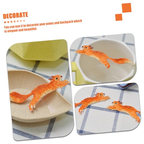 OSALADI 4 Stück Teiliges Eichhörnchen Stickerei Applikationen zum Aufnähen DIY Textil Patches für Kleidung Taschen Hüte Schuhe Leicht zu Befestigen und Reparieren für Jacken und Pullover OSALADI 4 Stück Teiliges Eichhörnchen Stickerei Applikationen zum Aufnähen DIY Textil Patches für Kleidung Taschen Hüte Schuhe Leicht zu Befestigen und Reparieren für Jacken und Pullover von OSALADI