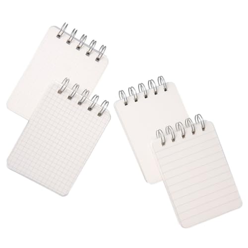 OSALADI 4 Stück Teiliges Indexkarten mit Linierten Karierten Gepunkteten und Blanko Blättern Spiralgebundenes Schreibblock notizbuch Handliche Kleine Pocket Writing Pads für Schule Büro OSALADI 4 Stück Teiliges Indexkarten mit Linierten Karierten Gepunkteten und Blanko Blättern Spiralgebundenes Schreibblock notizbuch Handliche Kleine Pocket Writing Pads für Schule Büro von OSALADI