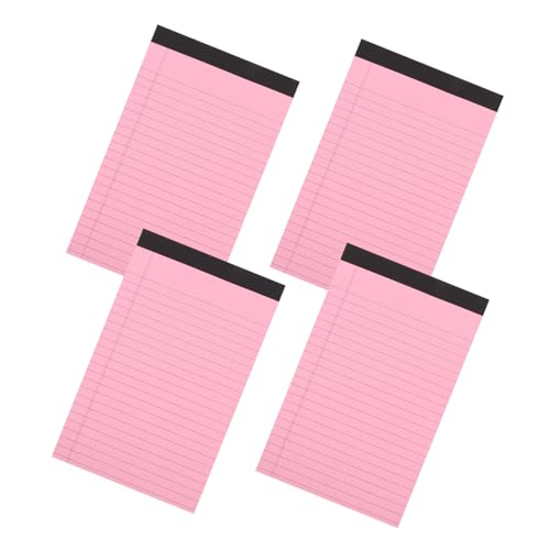 OSALADI 4 Stück Teiliges Liniert Legal Pad Abreißbarer Notizblock für Büro Vielseitiges Memo Notizbuch Leicht Tragbar für Notizen Erinnerungen und Terminplanung OSALADI 4 Stück Teiliges Liniert Legal Pad Abreißbarer Notizblock für Büro Vielseitiges Memo Notizbuch Leicht Tragbar für Notizen Erinnerungen und Terminplanung von OSALADI