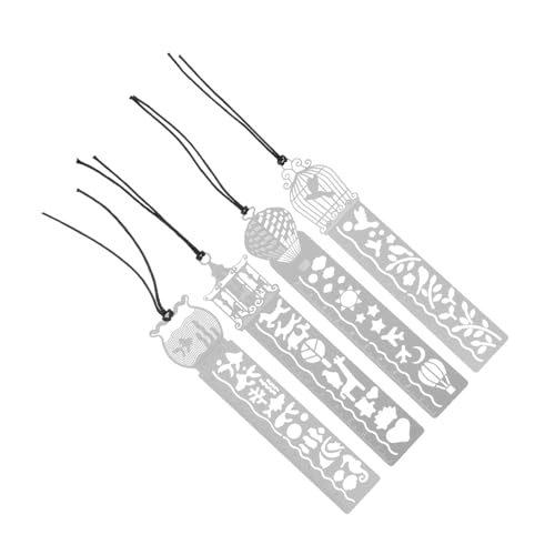 OSALADI 4 Stück Teiliges Multifunktionales Metall zeichenlineal Wiederverwendbare Waschbare Zeichenschablonen für DIY Tagebuch Scrapbooking Basteln Geeignet für Kreativität und OSALADI 4 Stück Teiliges Multifunktionales Metall zeichenlineal Wiederverwendbare Waschbare Zeichenschablonen für DIY Tagebuch Scrapbooking Basteln Geeignet für Kreativität und von OSALADI