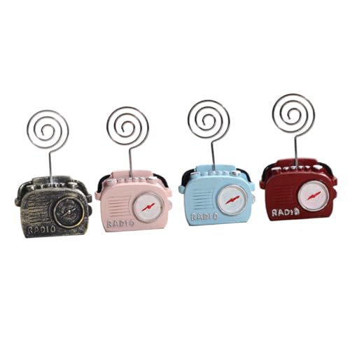 OSALADI 4 Stück Teiliges Retro Funktelefon Memo Clip aus Harz und Vielseitige Fotohalter für Notizen Karten und Dekoration Stabiler Schreibtisch Organizer für Büro und Zuhause OSALADI 4 Stück Teiliges Retro Funktelefon Memo Clip aus Harz und Vielseitige Fotohalter für Notizen Karten und Dekoration Stabiler Schreibtisch Organizer für Büro und Zuhause von OSALADI