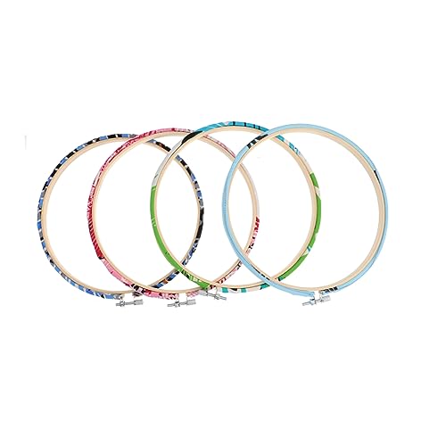 OSALADI 4 Stück Teiliges Rundstickrahmen Bambus für Kreuzstich und Stickerei für Diy Nähprojekte Handarbeit und Dekoration Zufällige Farbe OSALADI 4 Stück Teiliges Rundstickrahmen Bambus für Kreuzstich und Stickerei für Diy Nähprojekte Handarbeit und Dekoration Zufällige Farbe von OSALADI