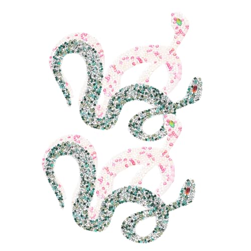 OSALADI 4 Stück Teiliges Schlangenförmige Strasssteine Patches zum Aufbügeln DIY Kleidung Accessoires Selbstklebend Vielseitig für Jacken Taschen Hüte Schuhe OSALADI 4 Stück Teiliges Schlangenförmige Strasssteine Patches zum Aufbügeln DIY Kleidung Accessoires Selbstklebend Vielseitig für Jacken Taschen Hüte Schuhe von OSALADI