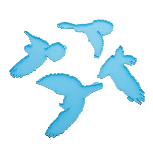 OSALADI 4 Stück Teiliges Set Meeresvogel Silikonform für Wanddekoration Diy Handwerksformen für Kreative Bastelprojekte Einfach zu Handhaben Wiederverwendbar und Leicht zu Reinigen von OSALADI
