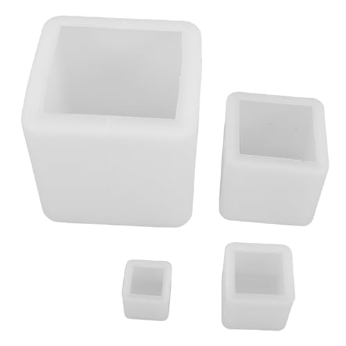 OSALADI 4 Stück Teiliges Silikon Gießformen für Harz Seife und Kerzen Quadratische Transparente Würfel Silikonformen für Vielseitig für DIY Basteln Einfaches Lösen ohne Schleifen OSALADI 4 Stück Teiliges Silikon Gießformen für Harz Seife und Kerzen Quadratische Transparente Würfel Silikonformen für Vielseitig für DIY Basteln Einfaches Lösen ohne Schleifen von OSALADI