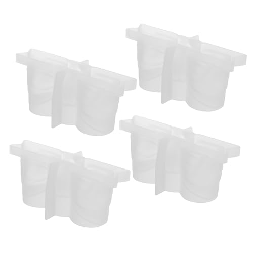 OSALADI 4 Stück Teiliges Silikon-kerzenhalter Wiederverwendbare Gießform für Duftkerzen Diy-kerzenherstellung Langlebig und Detailreiche Bowknot-designs für Harz Wachsarbeiten von OSALADI