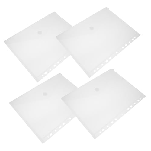 OSALADI 4 Stück Transparente Dokumententaschen mit Dicke Folientaschen für Büro und Schule Wasserabweisende Ordner zum Sicheren Aufbewahren und Organisieren von Dokumenten OSALADI 4 Stück Transparente Dokumententaschen mit Dicke Folientaschen für Büro und Schule Wasserabweisende Ordner zum Sicheren Aufbewahren und Organisieren von Dokumenten von OSALADI