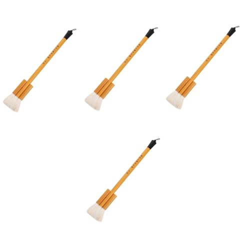 OSALADI 4 Stück Wollbürste für Tragbarer Pinsel tragbarer Zeichenpinsel Wiederverwendbarer Aquarellpinsel handgehaltener Wollmalpinsel Hausbedarf Aquarellbürste Bambus OSALADI 4 Stück Wollbürste für Tragbarer Pinsel tragbarer Zeichenpinsel Wiederverwendbarer Aquarellpinsel handgehaltener Wollmalpinsel Hausbedarf Aquarellbürste Bambus von OSALADI