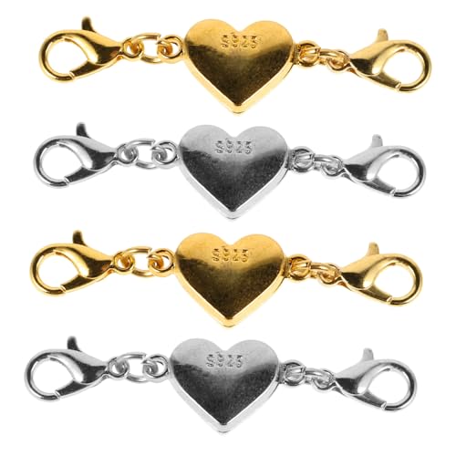 OSALADI 4 Stück Zubehör für Magnetschnallenzubehör Schließe Schmuck Hummerschere Magnetverschlüsse Halskettenverschluss Magnetische Halskette Verschluss Legierung OSALADI 4 Stück Zubehör für Magnetschnallenzubehör Schließe Schmuck Hummerschere Magnetverschlüsse Halskettenverschluss Magnetische Halskette Verschluss Legierung von OSALADI