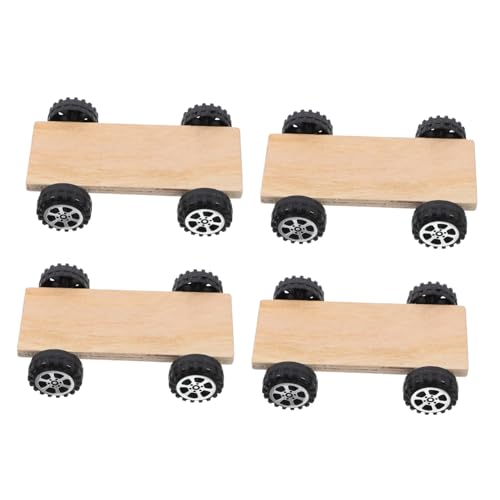 OSALADI 4 Teiliges Auto Zum Bemalen DIY Spielzeugauto Kit Aus Holz DIY Autospielzeug Holzauto DIY Malspielzeug Holzspielzeugautos DIY Malset Für Spielzeugautos Holzrennautos Zum von OSALADI