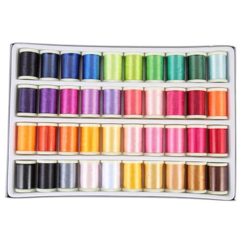 OSALADI 40 Rollen Farben Stickgarn für Handarbeiten DIY Stickerei Fäden Nähgarn für Anfänger und Erwachsene Haushalt Embroidery Floss Zubehör OSALADI 40 Rollen Farben Stickgarn für Handarbeiten DIY Stickerei Fäden Nähgarn für Anfänger und Erwachsene Haushalt Embroidery Floss Zubehör von OSALADI