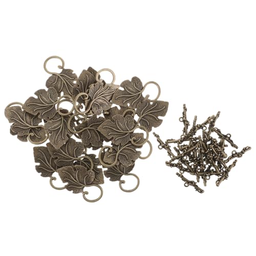 OSALADI 40 Sätze Retro -OT -Verschlusszubehör Form stapelbar Umschalten Schlüssel runden schmuck Knebelverschluss für Halskette Knebelverschluss für Armband Zinklegierung Kaffee OSALADI 40 Sätze Retro -OT -Verschlusszubehör Form stapelbar Umschalten Schlüssel runden schmuck Knebelverschluss für Halskette Knebelverschluss für Armband Zinklegierung Kaffee von OSALADI
