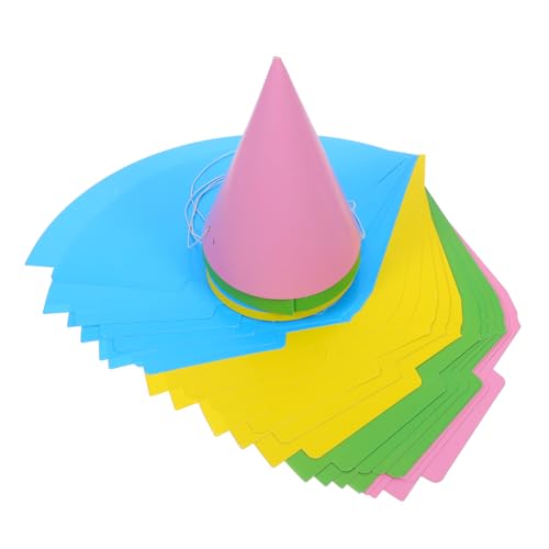 OSALADI 40 Stück Bunte Kegelförmige Papiergeburtstagshüte für Leichte Kappen für Geburtstagsfeiern Festliche Anlässe und Feiertage OSALADI 40 Stück Bunte Kegelförmige Papiergeburtstagshüte für Leichte Kappen für Geburtstagsfeiern Festliche Anlässe und Feiertage von OSALADI
