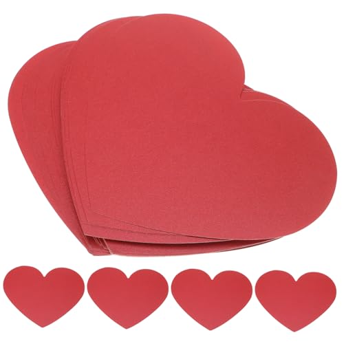 OSALADI 40 Stück Herzform Blankokarten DIY Valentinstagskarten für Kreative Bastelprojekte für Hochzeiten Verlobungen Blumenwände und Partys von OSALADI