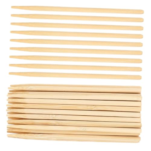 OSALADI 40 Stück Kratzen Sie Das Papier Und Den Stift Kratzpapier Malstifte Zeichenstöcke Kratzen Kratzmalstifte Stöcke Zum Basteln Professionelle Scratch-tools Bastelstöcke Khaki Bambus von OSALADI