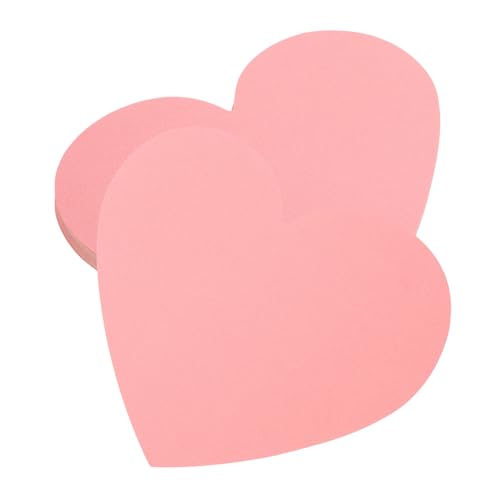 OSALADI 40 Stück Liebeskarte Nachrichtenkarten Herz Karte Geformt Herzen Herzausschnitte Zum Valentinstag Party Valentinstag Karten Stichworte Karte in Herzform Herznotizkarten Papier Rosa von OSALADI