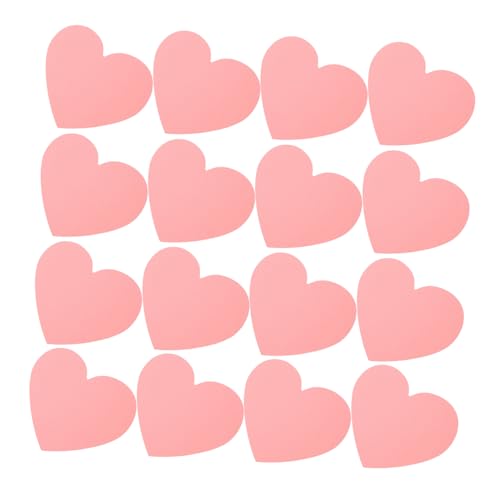 OSALADI 40 Stück Liebeskarten Kartenform Valentinstags Tags Herzkarten Party Herzen Valentinstag Herzausschnitte Romantische Grußkarte Valentinstagspapier Rosa von OSALADI