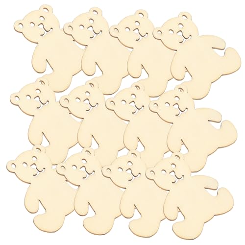 OSALADI 40 Stück Teiliges Holzscheiben Bärform Unbehandelte Holzplättchen zum Basteln für DIY Handwerk Deko Holzornamente Kreative Bastelideen für Familien zur Wohnraumdekoration OSALADI 40 Stück Teiliges Holzscheiben Bärform Unbehandelte Holzplättchen zum Basteln für DIY Handwerk Deko Holzornamente Kreative Bastelideen für Familien zur Wohnraumdekoration von OSALADI