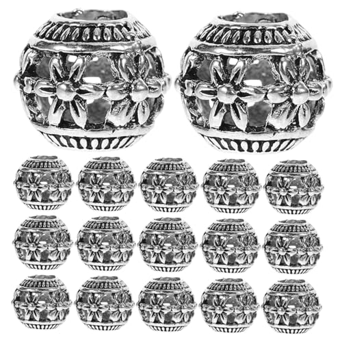 OSALADI 40 Stück hohle Perlen kleine Perlen verschiedene Abstandsperlen Spacer antike Abstandsperlen Perlen für Armbänder Schmuck Armband Perlen Armbandperlen Metallperlen Legierung Silber OSALADI 40 Stück hohle Perlen kleine Perlen verschiedene Abstandsperlen Spacer antike Abstandsperlen Perlen für Armbänder Schmuck Armband Perlen Armbandperlen Metallperlen Legierung Silber von OSALADI