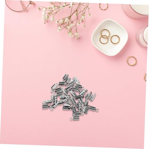 OSALADI 400 Stück Teiliges Schmuckzubehör Lederband Endkappen in Quetschperlen für Halsketten und Armbänder Vielseitige DIY Verschlüsse für Schmuckherstellung und Lederriemen Verschluss OSALADI 400 Stück Teiliges Schmuckzubehör Lederband Endkappen in Quetschperlen für Halsketten und Armbänder Vielseitige DIY Verschlüsse für Schmuckherstellung und Lederriemen Verschluss von OSALADI