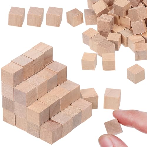 OSALADI 400 Stück Unbehandelte Holz Würfel Quadratische Blöcke für Basteln DIY Projekte Natürliche Holzfarbe zum Bemalen und Gestalten OSALADI 400 Stück Unbehandelte Holz Würfel Quadratische Blöcke für Basteln DIY Projekte Natürliche Holzfarbe zum Bemalen und Gestalten von OSALADI